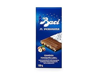 Perugina Baci - Dunkle Schokolade und Gianduja-Haselnuss-Milchschokolade mit Haselnüssen (150g)