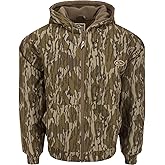 Drake Waterfowl Men's MST Waterproof Full Zip Hunting Warm Fleece Lined Hooded Jacket with 2 Chest Pockets & 2 Hip Pockets