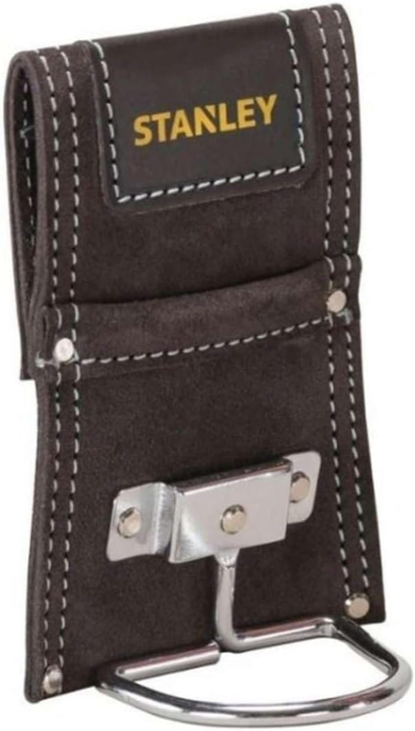 STANLEY Leather Hammer Holder with Heavy Duty Steel Loop, STST1-80117, Black