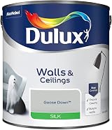 Dulux Silk Emulsion Paint Walls Ceilings Goose Down 2.5L Interior view 2