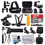 Photo4Less Deluxe Accessory Bundle for GoPro