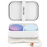 QIUYMEI Silicone Soap Holder， Enhanced Leak-Proof