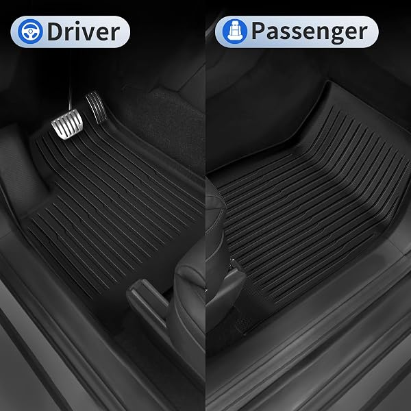 TSLDRV FLOOR MATS FOR TESLA MODEL X 5 SEATER 2026 2025 2024 2023 ALL WEATHER MODEL X FLOOR MATS FOR TESLA MODEL X ACCESSORIES 2026 2025 2024 2023 TPE BACK SEAT COVER TRUNK FRUNK MAT BLUE