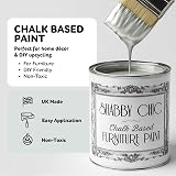Shabby Chic Furniture Paint Antique Silver 100 ml Chalk Based Distressed Finish view 2