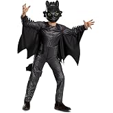 Disguise How to Train Your Dragon Toothless Costume, Official Hiccup Costume Outfit