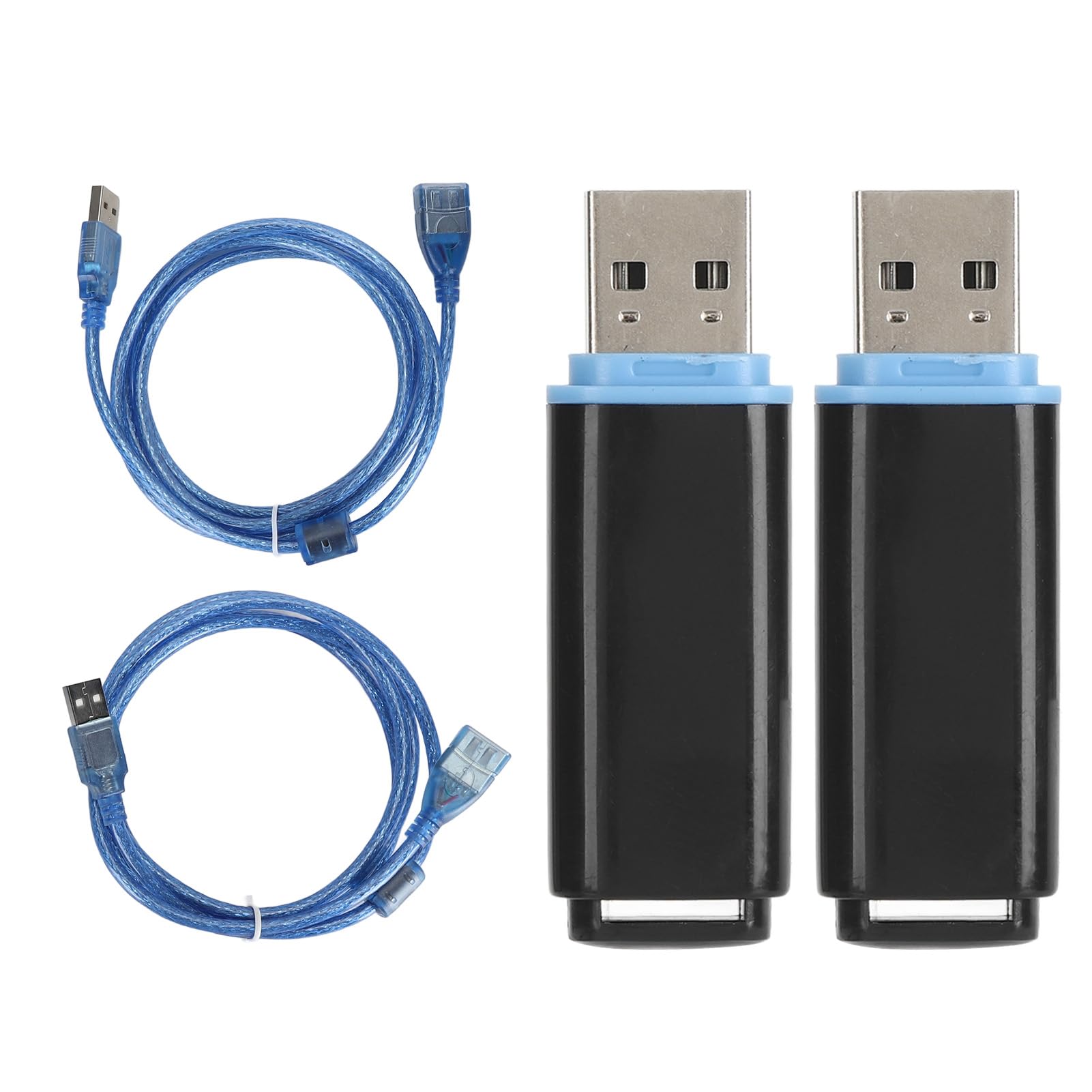 2Pcs SteamVR USB Dongle Receiver,Portable VR Dongle Wireless Receiver, VR Wireless Receiver with USB Extension Cable for Vive Controllers Tracker