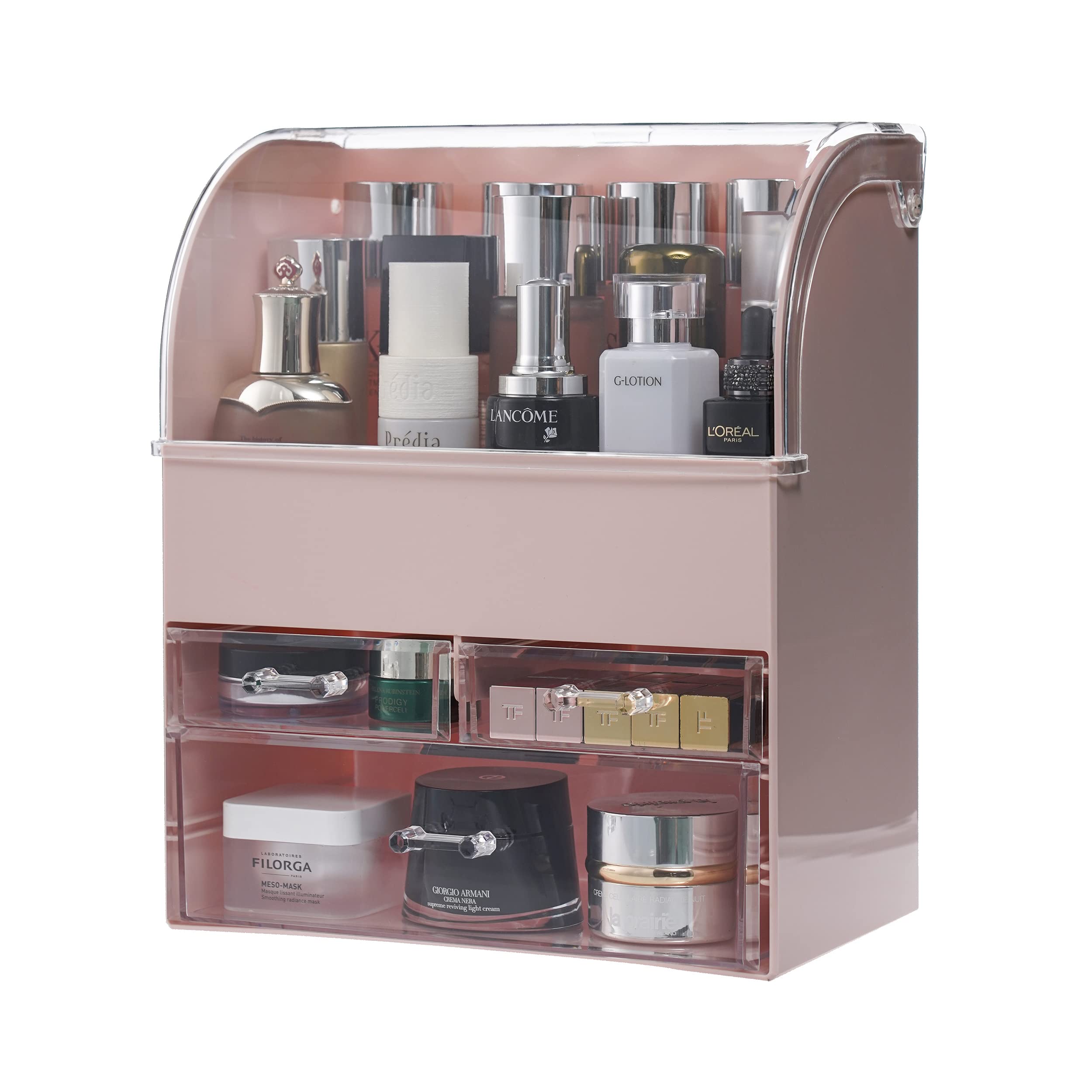 Photo 1 of **BROKEN PIECE SEEN IN PHOTO**MOOCHI Professional Large Cosmetic Makeup Organizer Bathroom Storage Display Case with Drawers