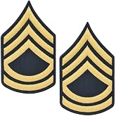 Army Sergeant First Class SFC E7 Cloth Rank for ASU Size Male