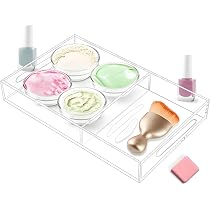 Amazon.com: Juego de bandejas acrílicas multiusos, bandeja de ...