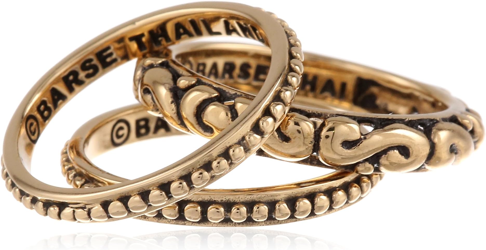 "Basics" Bronze Triple Stackable Ring