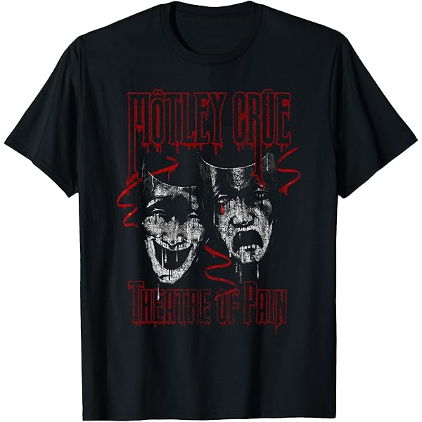 Amazon.com: Mötley Crüe Theatre of Pain Cry T-Shirt : Clothing