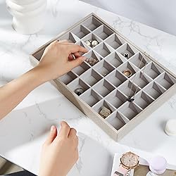 VEE&CO. Stackable Jewelry Organizer Trays for