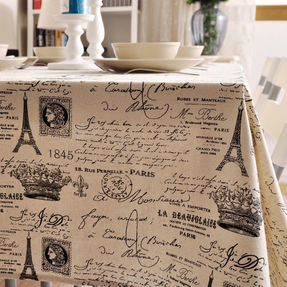 English-language newspaper/ table/ table cloth/ table/ coffee table cover towel-F 140x140cm(55x55inch)