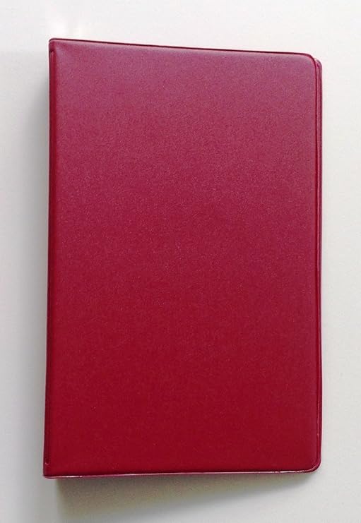 Mead (46000) Mini 6Ring Red Memo Book, with