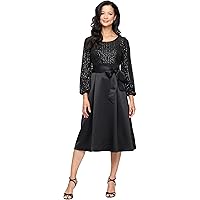 Amazon.com: Alex Evenings Women's Portrait Collar Dress with Full Skirt, Pockets, and Tie Belt : Clothing, Shoes & Jewelry Amazon.com: Alex Evenings Women's Portrait Collar Dress with Full Skirt, Pockets, and Tie Belt : Clothing, Shoes & Jewelry