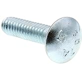 Prime-Line 9062146 Carriage Bolts, 1/4 in.-20 X 1 in., A307 Grade A Zinc Plated Steel (100 Pack)