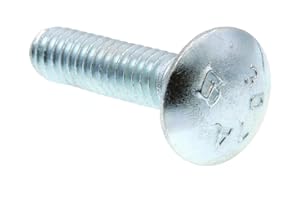 Prime-Line 9062146 Carriage Bolts, 1/4 inch-20 X 1 inch, A307 Grade A Zinc Plated Steel, 100-Pack