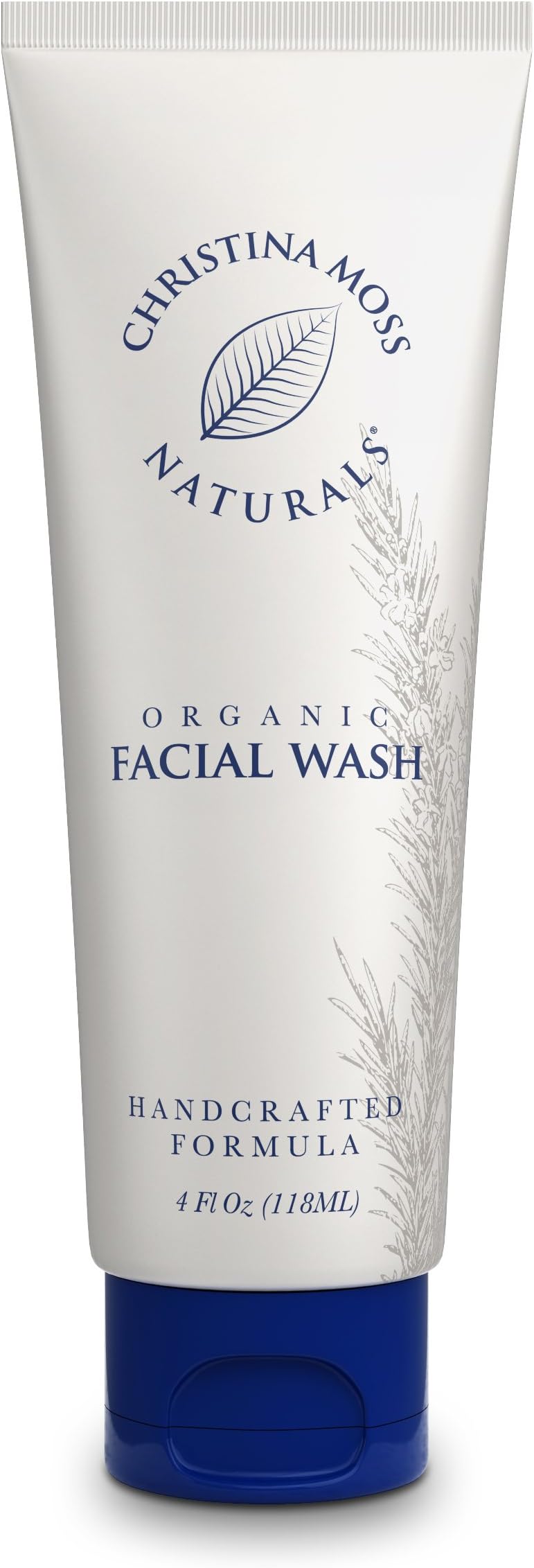 Face Wash - Facial Cleanser Made With Organic & Natural Ingredients - Skin Clearing Soap, Anti Blemish, Fights Acne, Non Drying, Non Oily No Harmful Chemicals. For Women & Men. Christina Moss Naturals