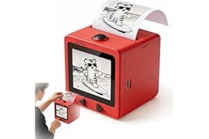 Smart Ai Voice Sticker Printer, Inkless Portable Ai Sticker Maker, Mini Thermal Label Printer with Display for Office, Study,