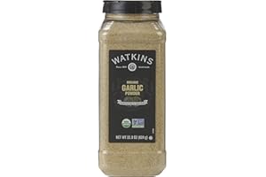 Watkins Gourmet Spice, Organic Garlic Powder, 22.0 oz. Bottle (21808)