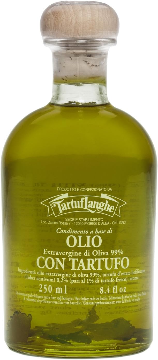 Tartuflanghe - extra virgin olive oil with black truffle (Tuber aestivum Vitt.) In slices 250ml
