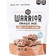 BeeFree Warrior Mix Gluten Free Granola - Chunky Granola Bites | Paleo Granola, Low Carb, Grain Free, Preservative Free, Oat Free | Granola for Yogurt, Low Calorie Snacks | Bob's Salted Caramel, 9 Ounce Bag