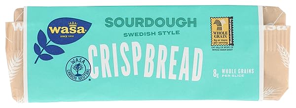 WASA SOURDOUGH RYE CRISPBREAD, 9.7 OZ