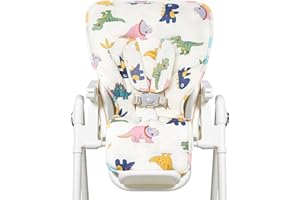 IPOZITO Baby High Chair Cover, Machine Washable High Chair Pad, Soft Highchairs Covers for Baby, Protects from Spills and Crumbs, Fits 3-5 Point Harness Chairs