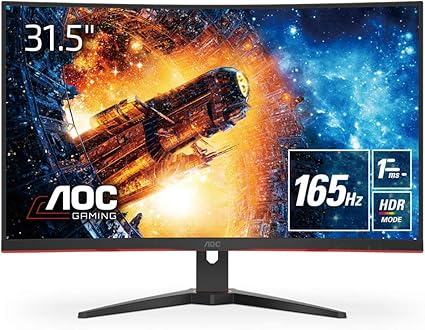 Amazon Aoc ゲーミング液晶モニター C32g2e 11 31 5インチ フルhd Va 曲面 Hdmi Displayport 165hz 応答速度1ms Hdrエフェクトモード Freesync Premium フリッカーフリー ローブルーモード Aoc パソコン 周辺機器 通販