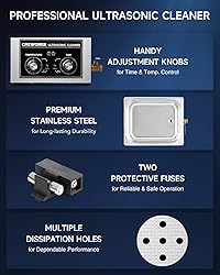 CREWORKS 10L Ultrasound Cleaning Machine with