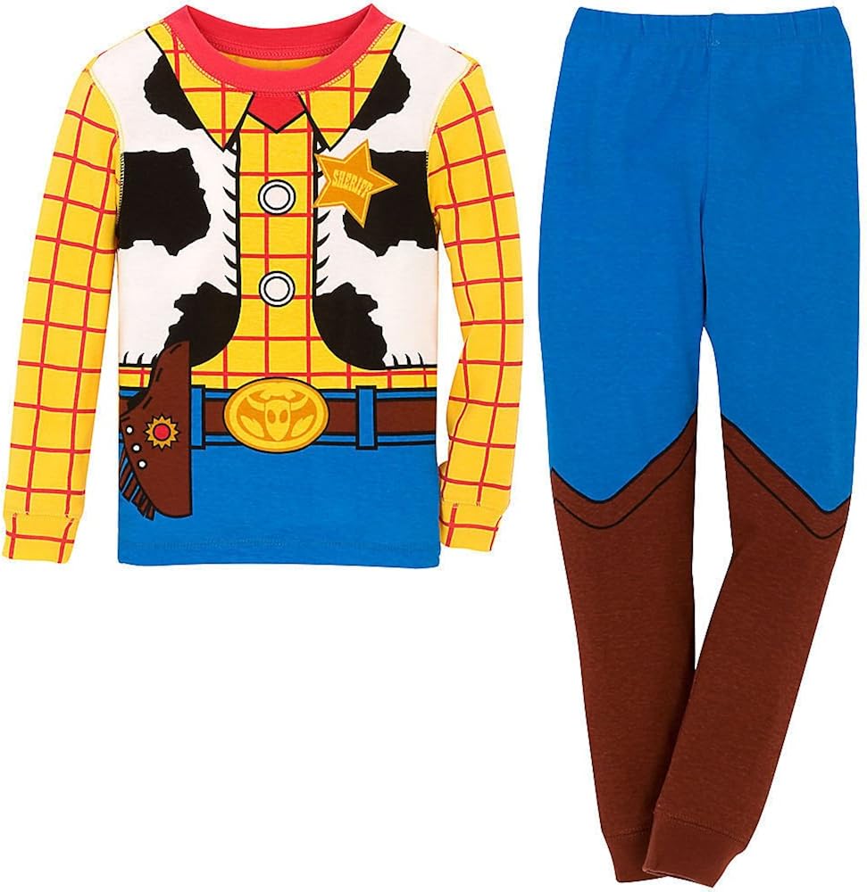 Disney Store Toy Story Woody Boy 2PC Long Sleeve Tight Fit