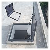 YLLFFLL Galvanized Steel Roof Hatch, 30" l X