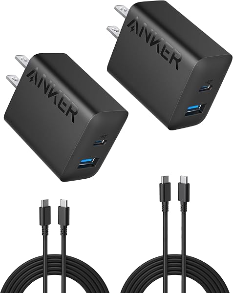 Anker Phone Charger, 20W USB C Charger Block, Type C Charger Fast Charging | For iPhone 17/17 Plus/17 Pro Max/16/16 Plus/16 P