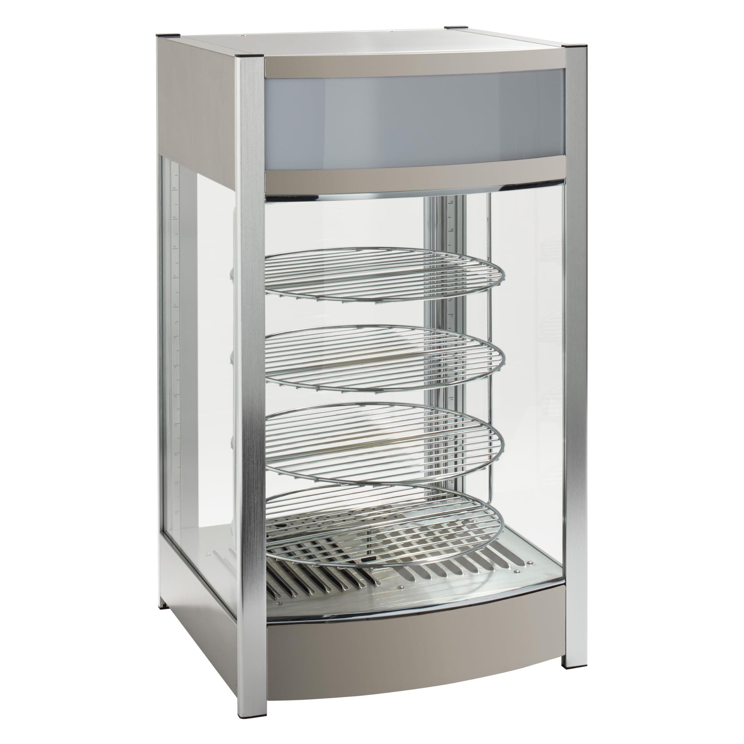 Photo 1 of ***FACTORY SEALED*** Winco EDM-2 Rotating Heated & Humified Pizza/Pretzel Warmer Merchandiser, 14"