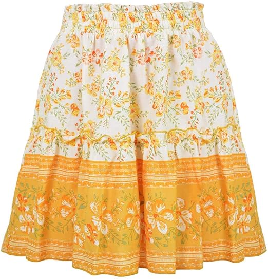 yellow skirt amazon