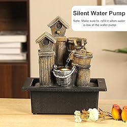 Small Indoor Relaxation Tabletop Fountain and