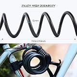 MAXDONE Bike Lock Cable 1500mm x 12mm 5-Digit Combination High Security view 2