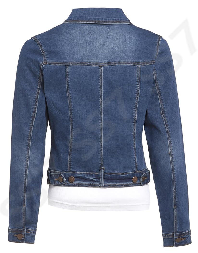 SS7 New Womens Stretch Denim Jacket Sizes 8 to 16 Clothing Women's Clothing