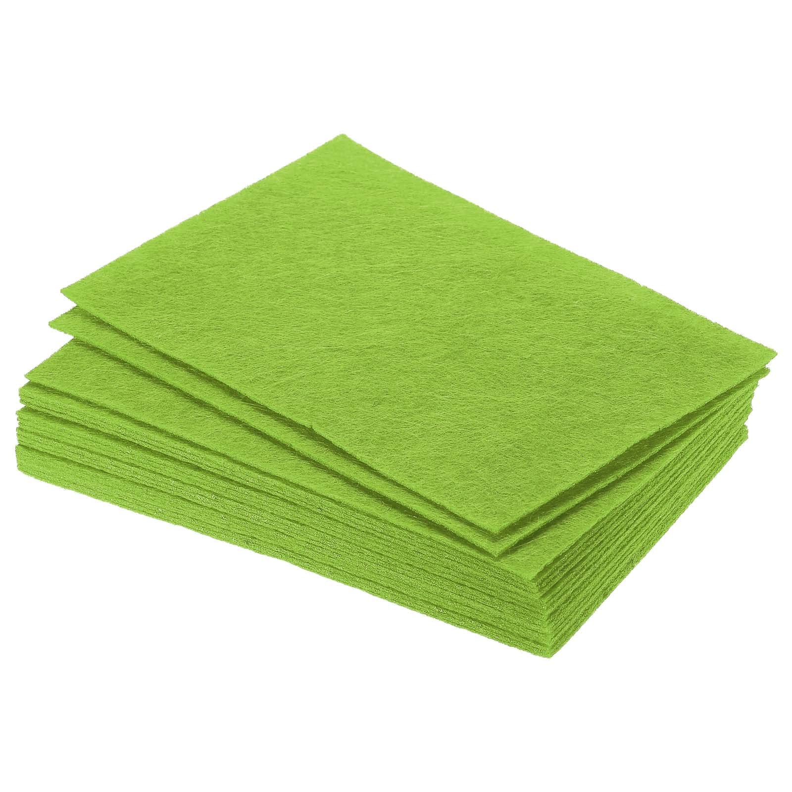 PATIKIL Soft Felt Sheets Fabric Craft Sheets Dark Green 6 Inch x 4 Inch for DIY, Hobby, Decoration Pack of 18