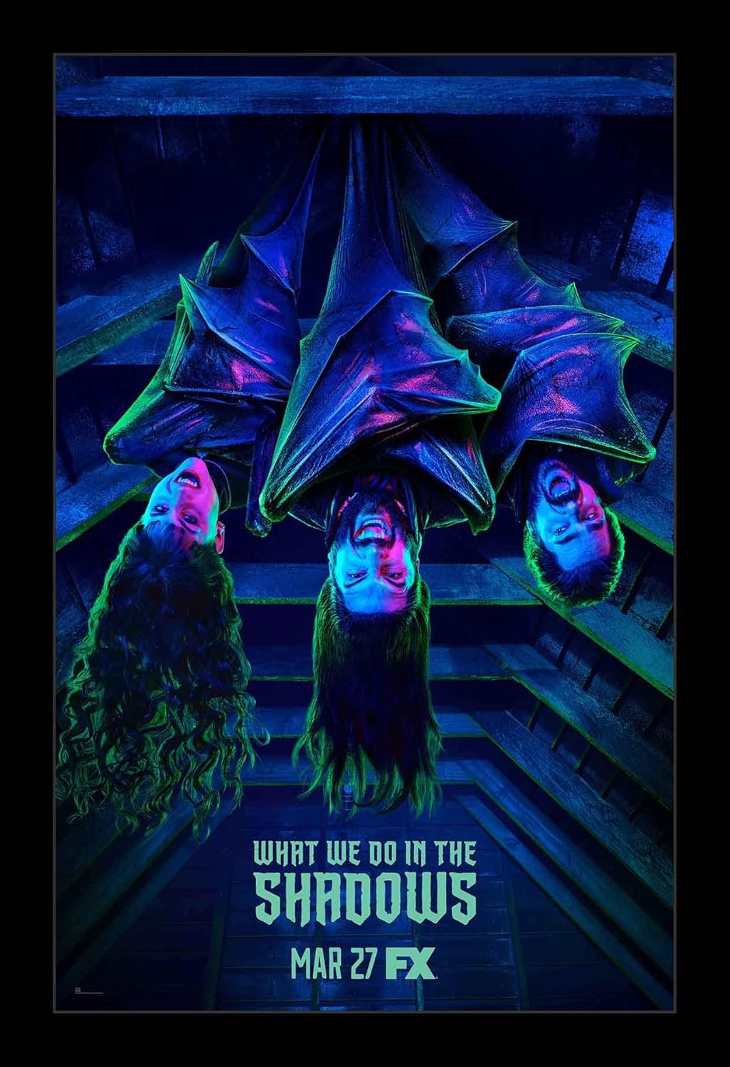 Wallspace 11x17 Framed Movie Poster - What We Do in The Shadows