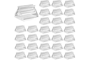 BokWin 30 Pack Clear Plastic Game Piece Card Stands – Transparent Display Holders for Cards & Photos，Board Pieces Markers | 0