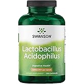 Swanson Lactobacillus Acidophilus - Probiotic Supplement Supporting Digestive Health with 1 Billion CFU Per Capsule - Promote