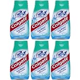 Colgate 2 in 1 Toothpaste Mouthwash Whitening 4.6 Tubes, Icy Blast, 27.6 Oz, Pack of 6