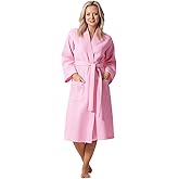 Turkish Linen Waffle Knit Lightweight Kimono Spa & Bath Robes for Women - Quick Dry - Soft