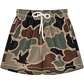 KOCOART Boys' Board Shorts with Compression Liner Quick Dry Boys Swim Trunks Casual Shorts 4-13Y