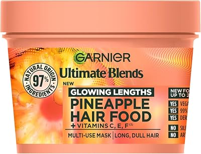 Garnier Ultimate Blends Pineapple Amla Hair Food 3-in-1 Mask Treatment 400ml