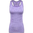 Disbest Yoga Tank Top, Women's Performance Stretchy Quick Dry Sports Workout Running Top Vest with Removable Pads