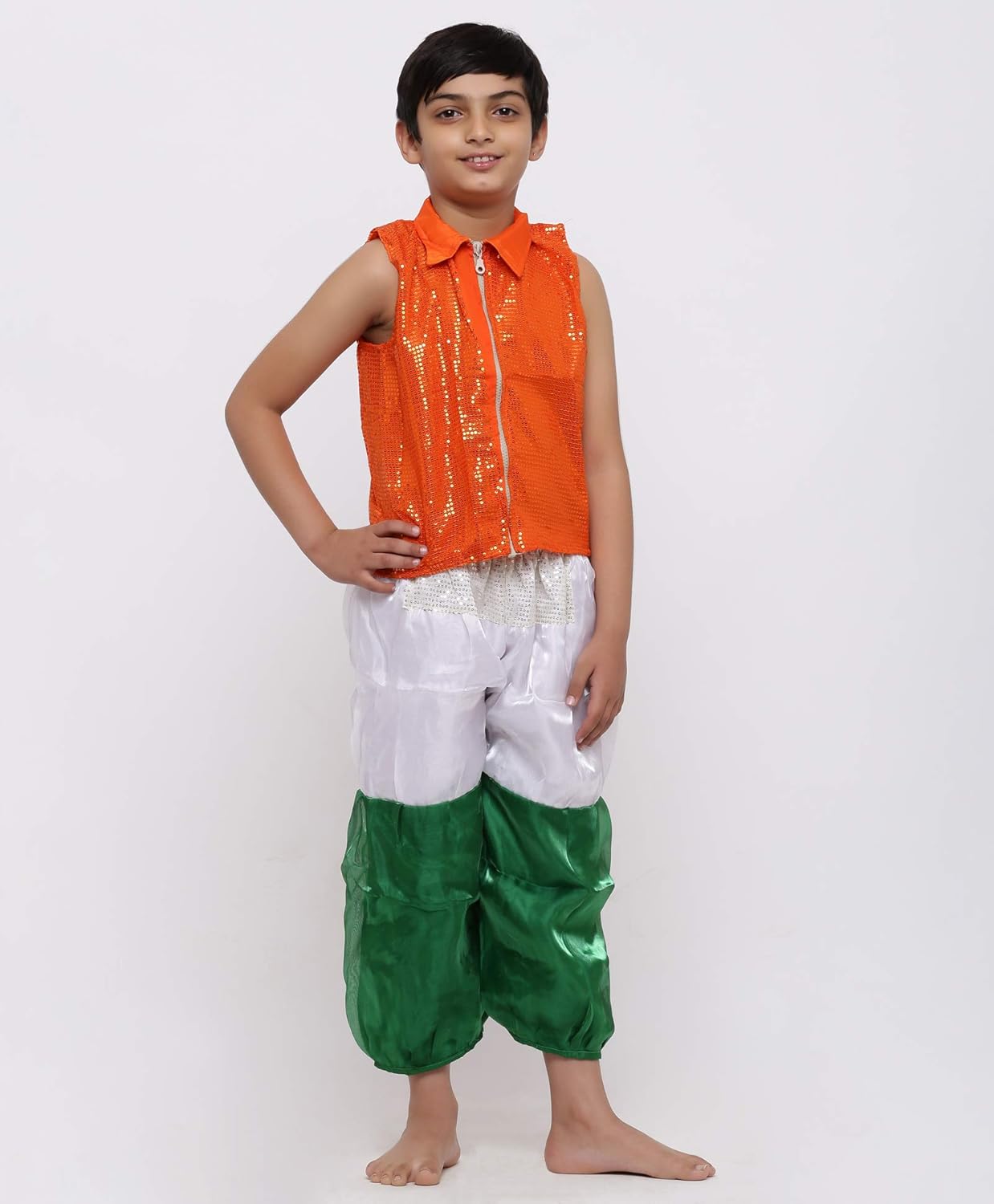 tiranga dress for baby girl