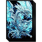 ArtDuel Yugioh Card Sleeves - White Dragon - 50ct