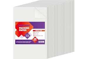 DONYANG 31" x 21.5" Packing Paper Sheets for Moving Boxes, Tissue Paper for Packaging, Packing Boxes for Moving Supplies, 45 Sheets Newsprint Wrapping Paper for Small Moving boxes, Shipping, Dishes Box Filler